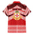 Personalised Kolisi Tonga College Atele Family Matching Off Shoulder Maxi Dress and Hawaiian Shirt Polynesian Ngatu Tribal