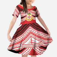 Personalised Kolisi Tonga College Atele Family Matching Puletasi and Hawaiian Shirt Polynesian Ngatu Tribal