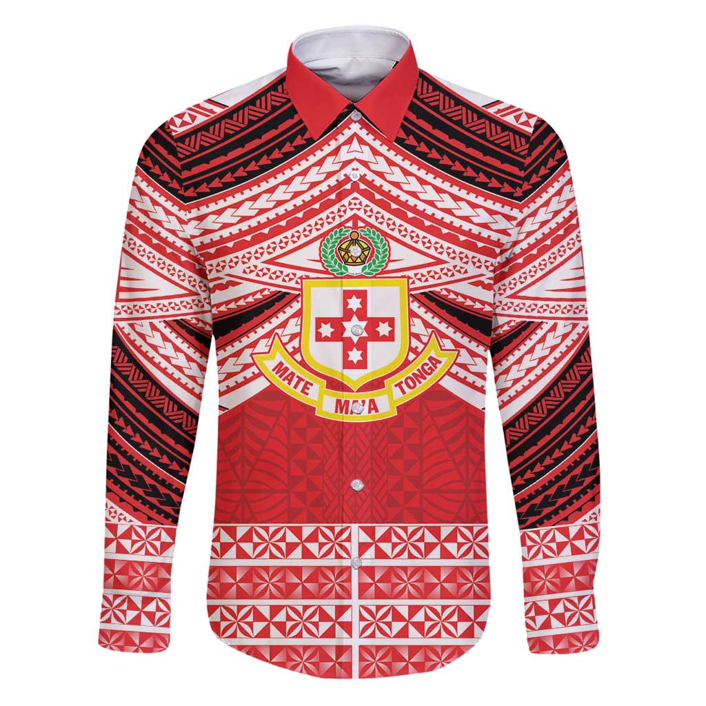 Personalised Kolisi Tonga College Atele Family Matching Puletasi and Hawaiian Shirt Polynesian Ngatu Tribal