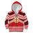 Personalised Kolisi Tonga College Atele Kid Hoodie Polynesian Ngatu Tribal