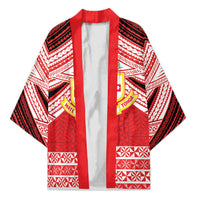 Personalised Kolisi Tonga College Atele Kimono Polynesian Ngatu Tribal - Polynesian Pride