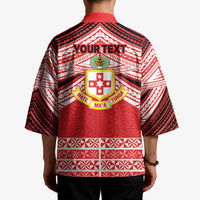 Personalised Kolisi Tonga College Atele Kimono Polynesian Ngatu Tribal - Polynesian Pride