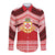 Personalised Kolisi Tonga College Atele Long Sleeve Button Shirt Polynesian Ngatu Tribal