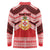 Personalised Kolisi Tonga College Atele Long Sleeve Polo Shirt Polynesian Ngatu Tribal