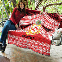 Personalised Kolisi Tonga College Atele Quilt Polynesian Ngatu Tribal