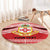 Personalised Kolisi Tonga College Atele Round Carpet Polynesian Ngatu Tribal