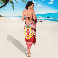 Personalised Kolisi Tonga College Atele Sarong Polynesian Ngatu Tribal