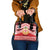 Personalised Kolisi Tonga College Atele Shoulder Handbag Polynesian Ngatu Tribal