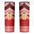Personalised Kolisi Tonga College Atele Skinny Tumbler Polynesian Ngatu Tribal
