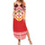 Personalised Kolisi Tonga College Atele Summer Maxi Dress Polynesian Ngatu Tribal