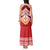 Personalised Kolisi Tonga College Atele Tank Maxi Dress Polynesian Ngatu Tribal