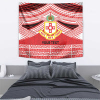 Personalised Kolisi Tonga College Atele Tapestry Polynesian Ngatu Tribal
