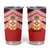 Personalised Kolisi Tonga College Atele Tumbler Cup Polynesian Ngatu Tribal