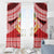 Personalised Kolisi Tonga College Atele Window Curtain Polynesian Ngatu Tribal