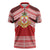 Personalised Kolisi Tonga College Atele Zipper Polo Shirt Polynesian Ngatu Tribal - Polynesian Pride