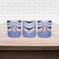 Personalised Tonga Apifoou College Ceramic Mug Polynesian Ngatu Tribal - Polynesian Pride