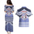 Personalised Tonga Apifoou College Couples Matching Puletasi and Hawaiian Shirt Polynesian Ngatu Tribal