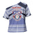Personalised Tonga Apifoou College Cross Shoulder Shirt Polynesian Ngatu Tribal - Polynesian Pride