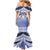 Personalised Tonga Apifoou College Family Matching Mermaid Dress and Hawaiian Shirt Polynesian Ngatu Tribal