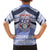 Personalised Tonga Apifoou College Family Matching Off Shoulder Maxi Dress and Hawaiian Shirt Polynesian Ngatu Tribal