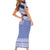 Personalised Tonga Apifoou College Family Matching Short Sleeve Bodycon Dress and Hawaiian Shirt Polynesian Ngatu Tribal