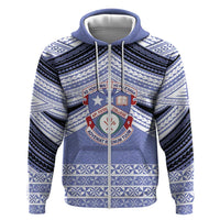 Personalised Tonga Apifoou College Hoodie Polynesian Ngatu Tribal