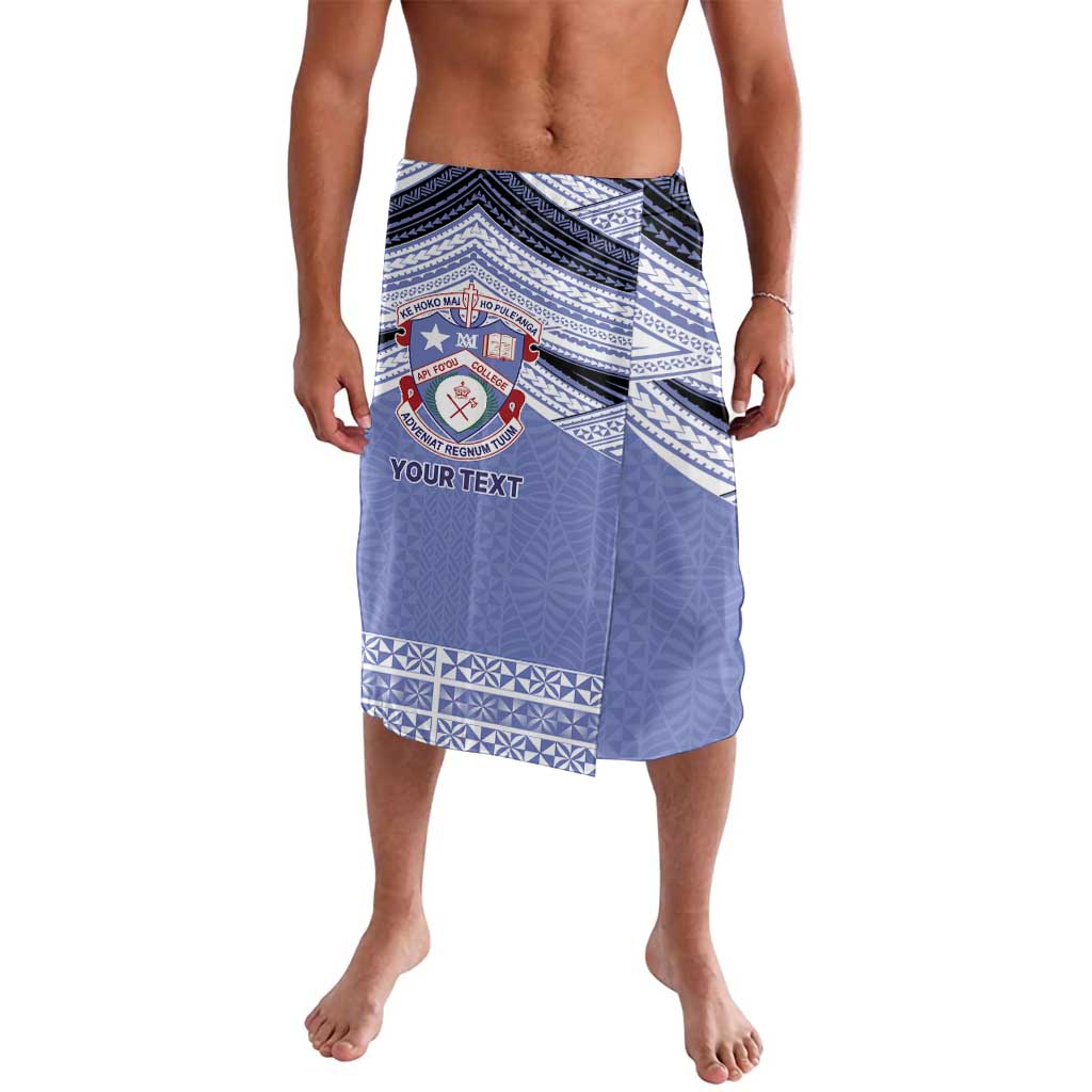 Personalised Tonga Apifoou College Lavalava Polynesian Ngatu Tribal