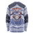 Personalised Tonga Apifoou College Long Sleeve Shirt Polynesian Ngatu Tribal