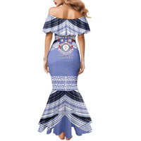 Personalised Tonga Apifoou College Mermaid Dress Polynesian Ngatu Tribal