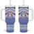 Personalised Tonga Apifoou College Tumbler With Handle Polynesian Ngatu Tribal