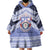Personalised Tonga Apifoou College Wearable Blanket Hoodie Polynesian Ngatu Tribal