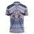 Personalised Tonga Apifoou College Zipper Polo Shirt Polynesian Ngatu Tribal - Polynesian Pride