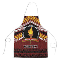 Personalised Tonga Beulah College Apron Polynesian Ngatu Tribal - Polynesian Pride