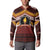 Personalised Tonga Beulah College Button Sweatshirt Polynesian Ngatu Tribal