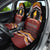 Personalised Tonga Beulah College Car Seat Cover Polynesian Ngatu Tribal