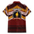Personalised Tonga Beulah College Family Matching Off Shoulder Short Dress and Hawaiian Shirt Polynesian Ngatu Tribal