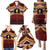 Personalised Tonga Beulah College Family Matching Puletasi and Hawaiian Shirt Polynesian Ngatu Tribal