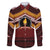 Personalised Tonga Beulah College Family Matching Puletasi and Hawaiian Shirt Polynesian Ngatu Tribal