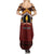 Personalised Tonga Beulah College Family Matching Summer Maxi Dress and Hawaiian Shirt Polynesian Ngatu Tribal