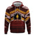 Personalised Tonga Beulah College Hoodie Polynesian Ngatu Tribal