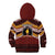Personalised Tonga Beulah College Kid Hoodie Polynesian Ngatu Tribal