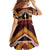 Personalised Tonga Beulah College Kid Short Sleeve Dress Polynesian Ngatu Tribal