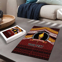 Personalised Tonga Beulah College Puzzle Polynesian Ngatu Tribal - Polynesian Pride