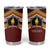 Personalised Tonga Beulah College Tumbler Cup Polynesian Ngatu Tribal