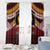 Personalised Tonga Beulah College Window Curtain Polynesian Ngatu Tribal