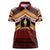 Personalised Tonga Beulah College Women Polo Shirt Polynesian Ngatu Tribal