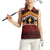 Personalised Tonga Beulah College Women Sleeveless Polo Shirt Polynesian Ngatu Tribal