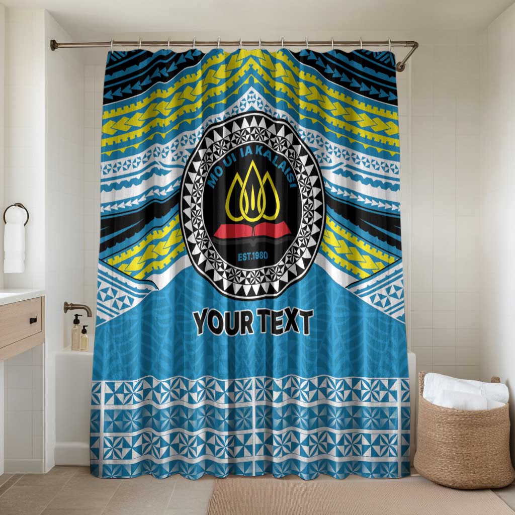 Personalised Tonga Lavengamalie College Bathroom Set Polynesian Ngatu Tribal - Polynesian Pride