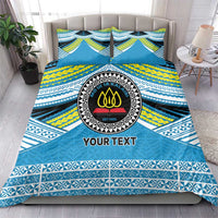 Personalised Tonga Lavengamalie College Bedding Set Polynesian Ngatu Tribal