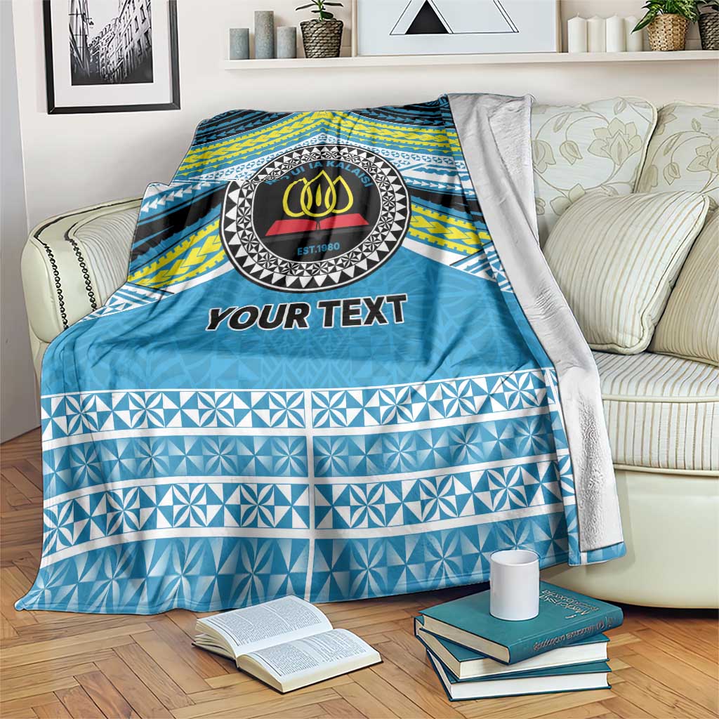 Personalised Tonga Lavengamalie College Blanket Polynesian Ngatu Tribal